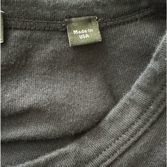 Vince T Shirt Sz XXL Mens Navy Blue Cotton Crew Neck Made In USA Short Sleeve - Picture 6 of 8